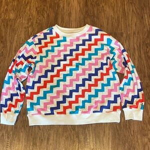 Converse Zigzag Patterned Sweatshirt